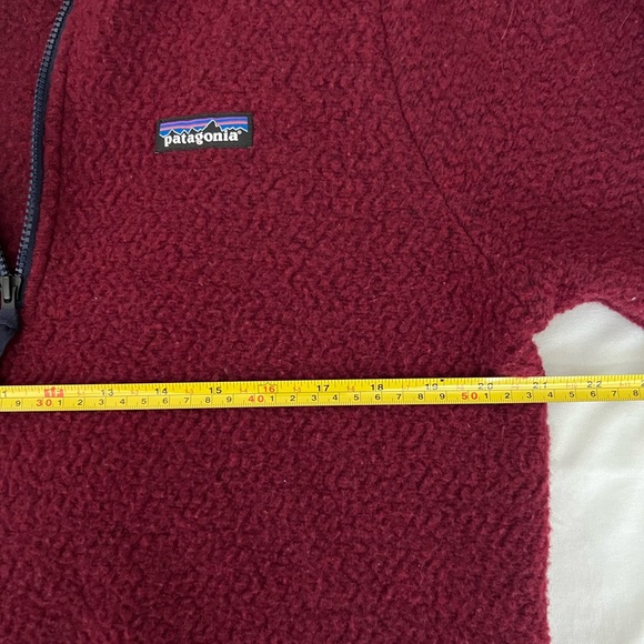 Patagonia woolyester fleece pullover size large oxide red - Picture 5 of 8
